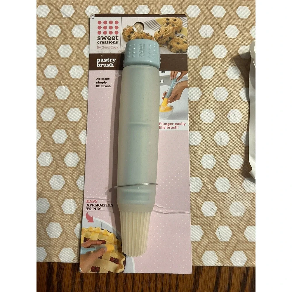 Sweet Creations by Good Cook‎ Silicone Pastry Brush  with Plunger